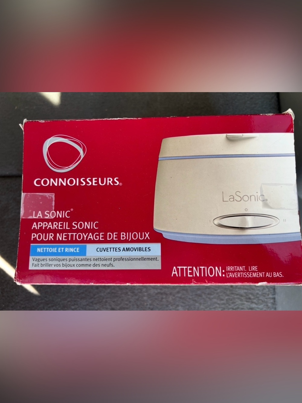 Connoisseurs La Sonic Sonic Jewelry Cleaner Twin Removable Tanks New in Box